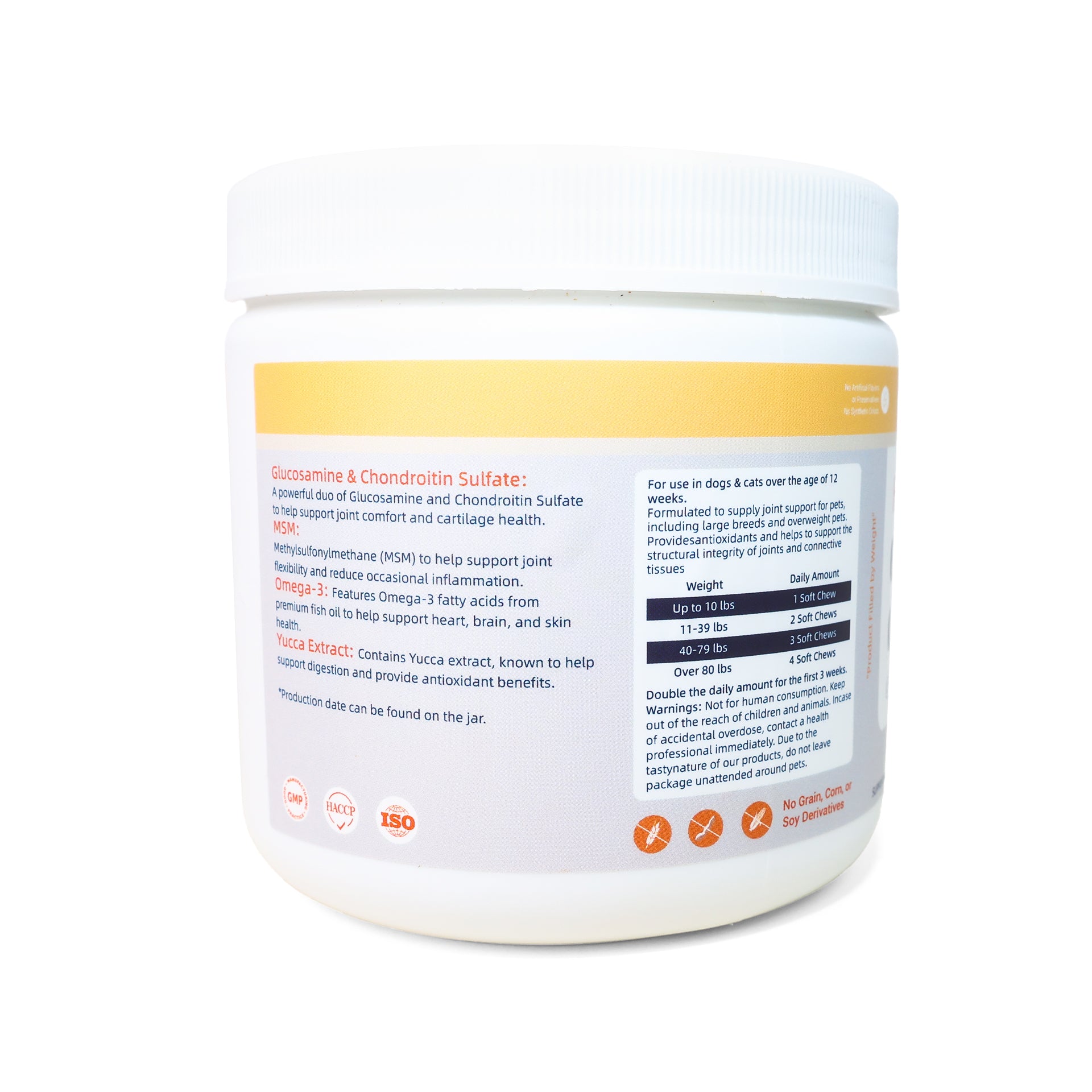 DLFURIXEL Glucosamine Chondroitin MSM Joint Care Soft Chews