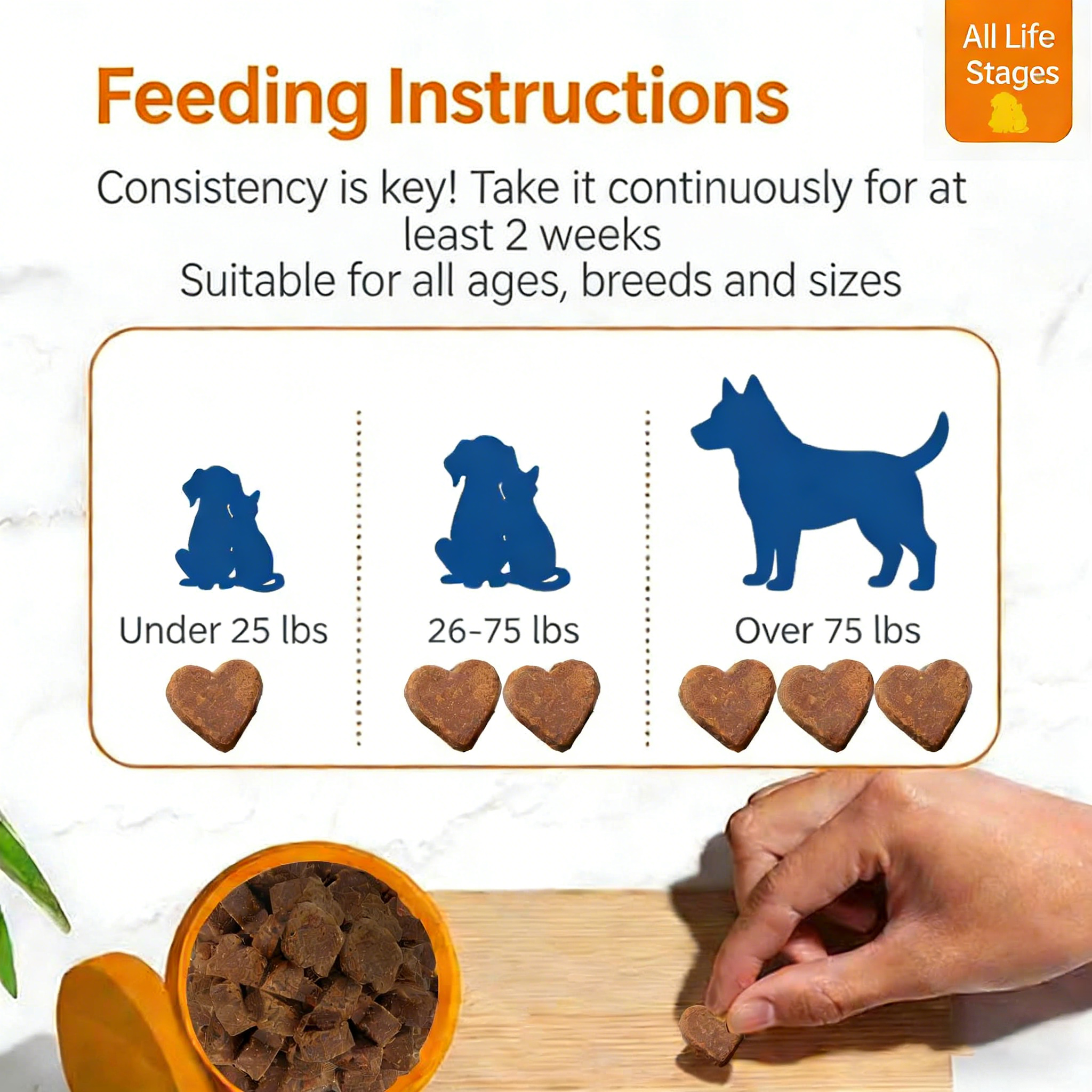 DLFURIXEL 8-in-1 Pet Soft Chews 300g - Joint, Gut & Skin Coat Support