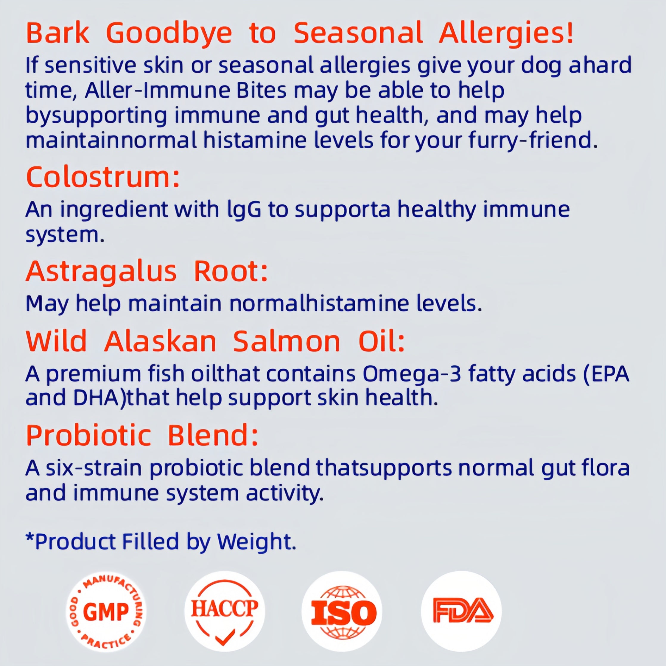 DLFURIXEL Colostrum Astragalus Soft Chews for Immune Support