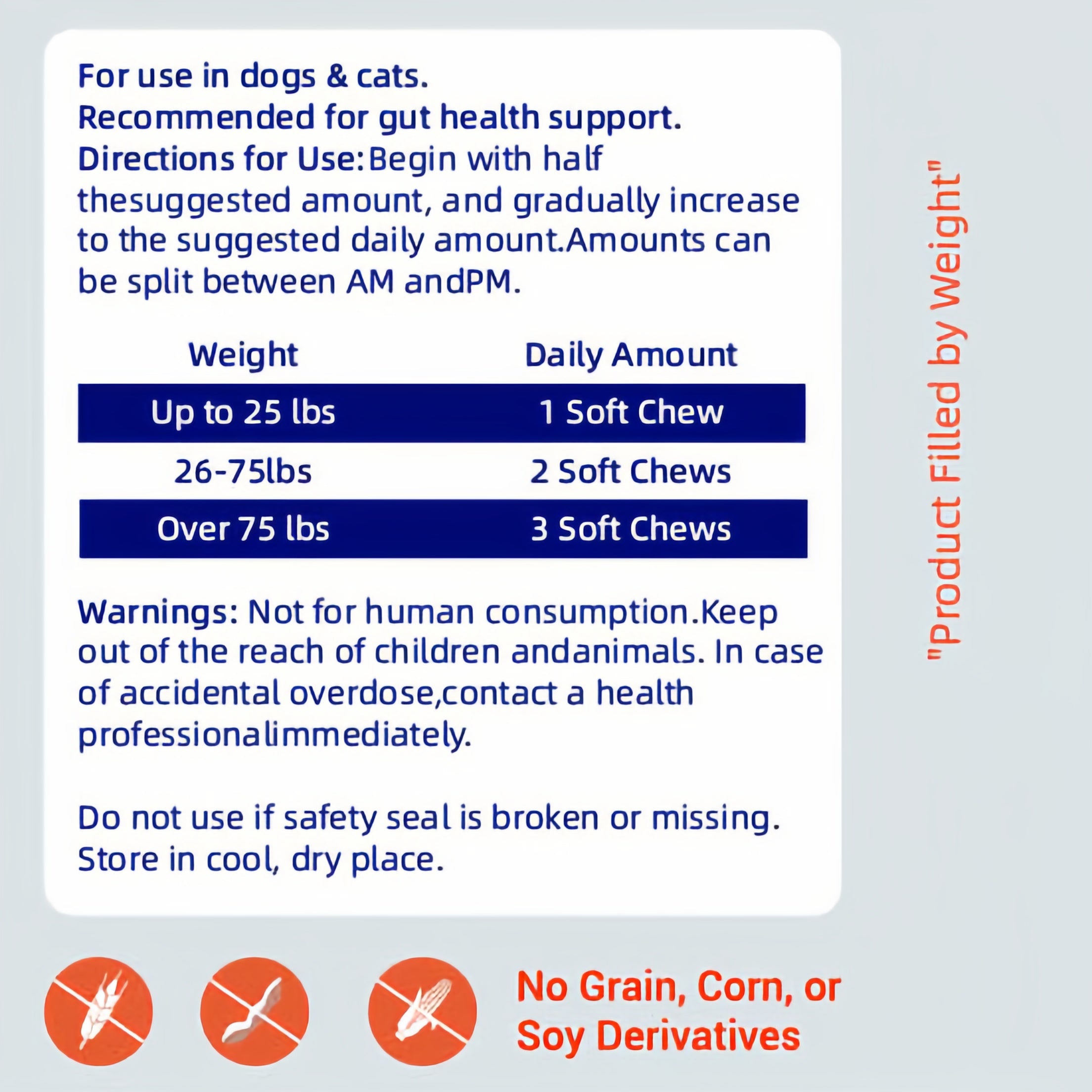 DLFURIXEL 8-in-1 Pet Soft Chews 300g - Joint, Gut & Skin Coat Support