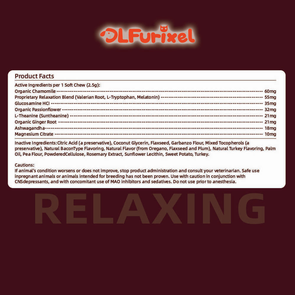 DLFURIXEL Calming Soft Chews – Anxiety & Stress Relief