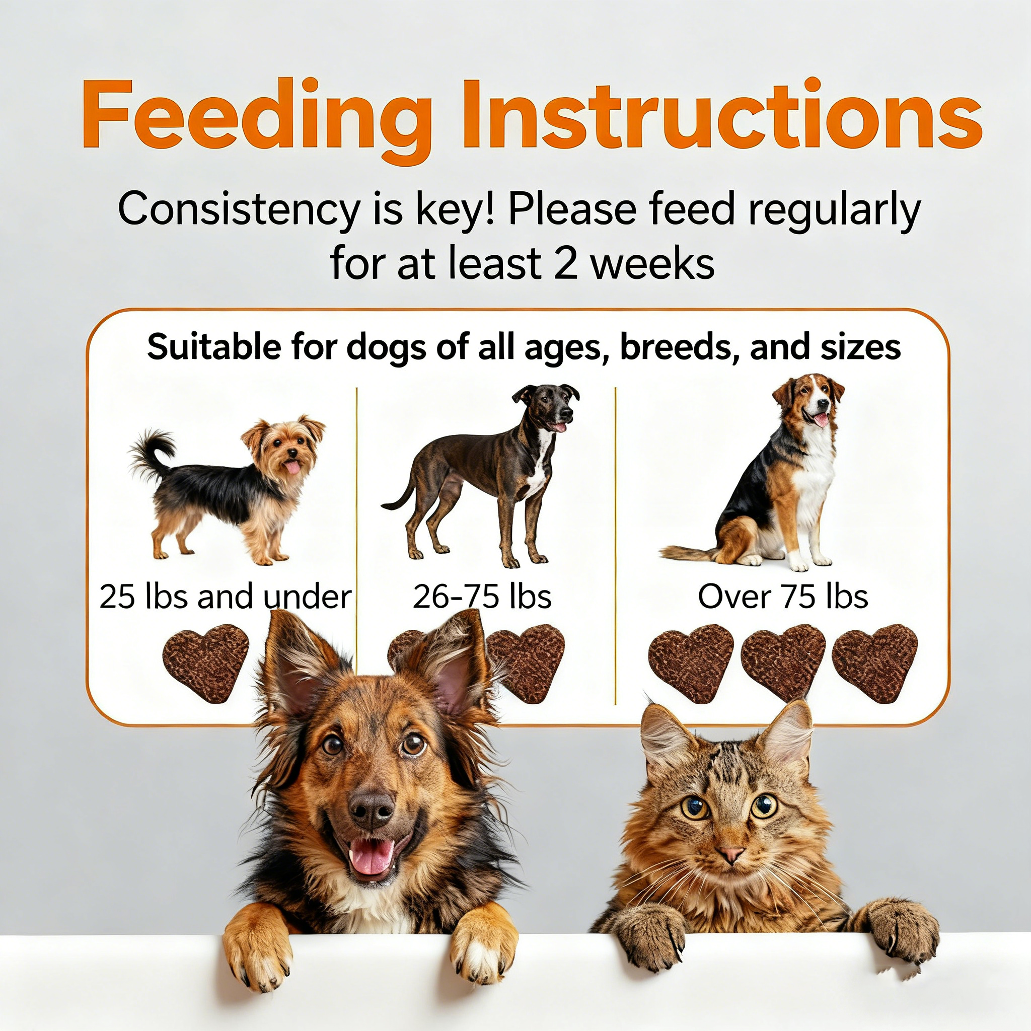 DLFURIXEL Probiotic Soft Chews for Dogs & Cats