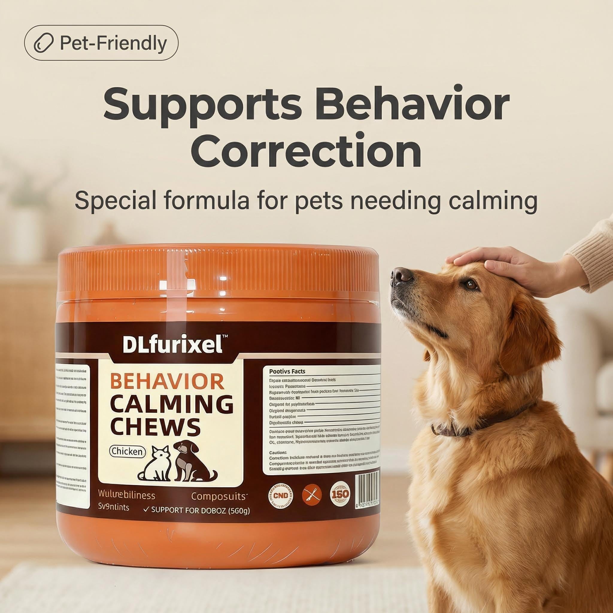 DLFURIXEL Calming Soft Chews – Anxiety & Stress Relief