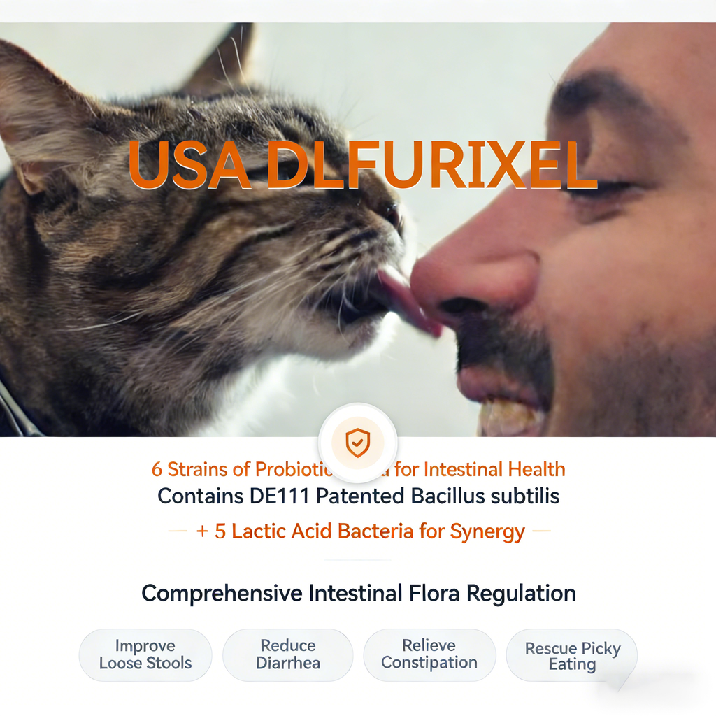 DLFURIXEL Probiotic Soft Chews for Dogs & Cats